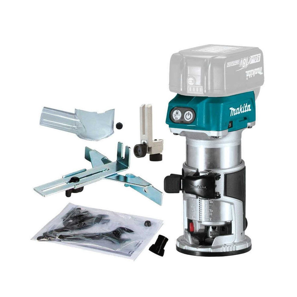 Affleureuse sans fil Makita DRT50ZX4 18V LXT