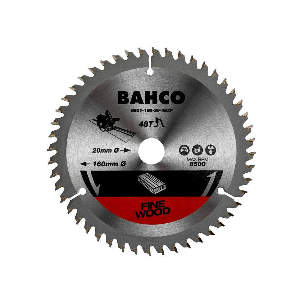 Lame de scie circulaire Bahco 8501-165-20-48XF