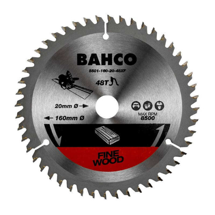 Lame de scie circulaire Bahco 8501-165-20-48XF