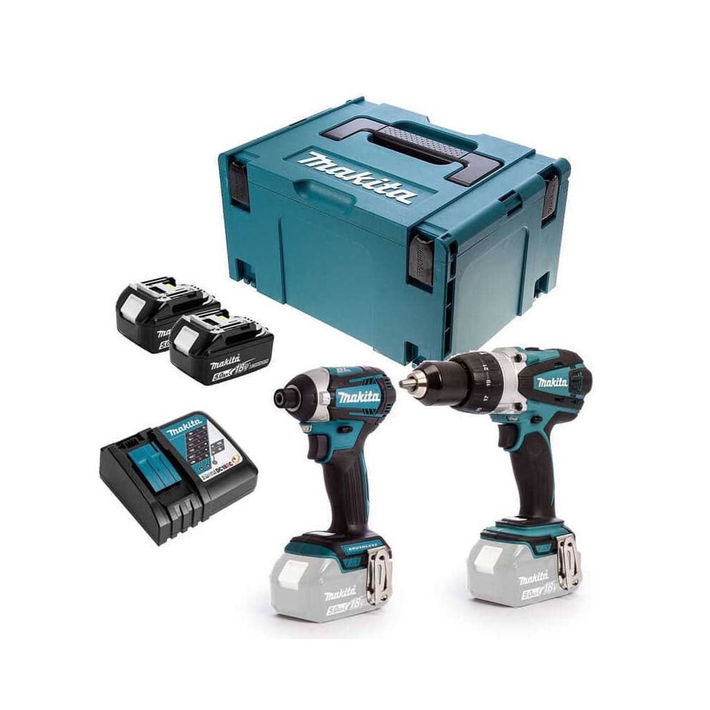 Pack Makita DLXCBO021 18V LXT 2x5,0 Ah