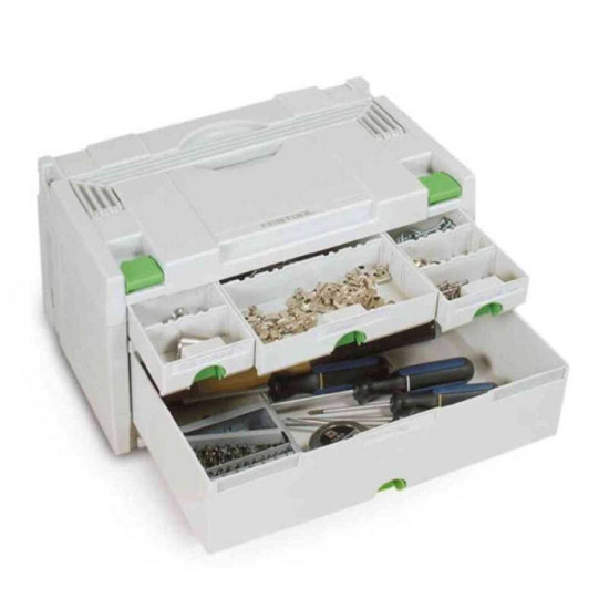 Sortainer Festool 491986 SYS 3-SORT/12 à 12 tiroirs