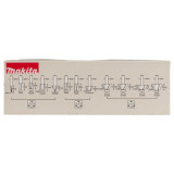 Coffret 12 fraises Makita D-57065 queue 6 mm HT
