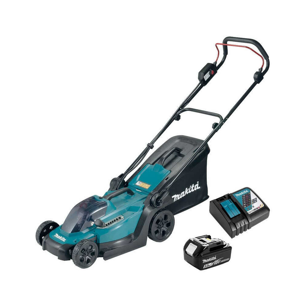Tondeuse Makita DLM330RT 18V 33 cm batterie 5,0 Ah