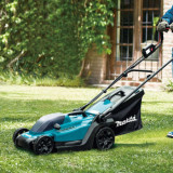 Tondeuse Makita DLM330RT 18V 33 cm batterie 5,0 Ah