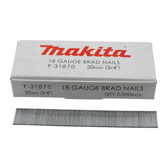 Clous mini brads 18 Ga 20 mm Makita F-31870