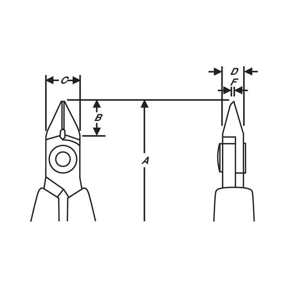 Pince coupante de précision Bahco 8150J Micro-Bevel