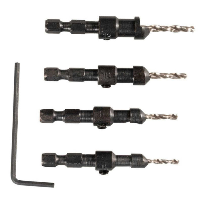 Coffret mèches à chanfreiner Makita D-73455