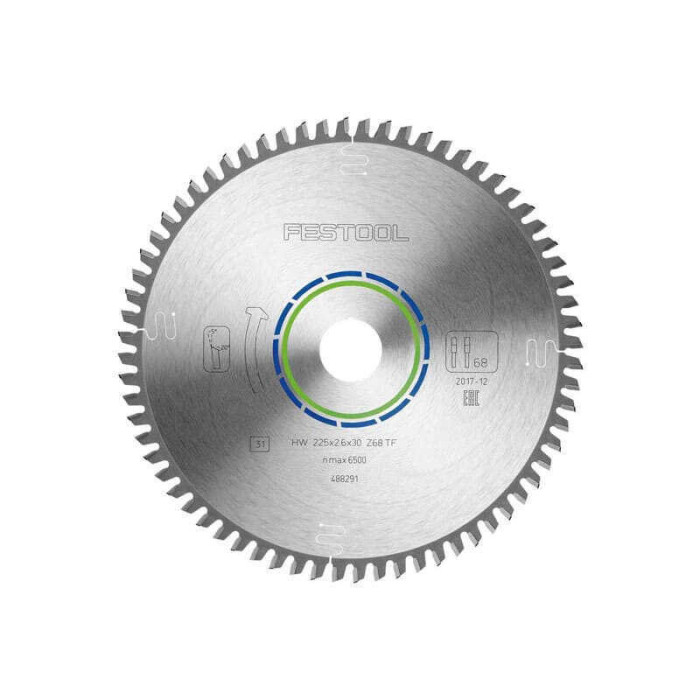 Lame Festool 488291 225 mm 68 dents aluminium