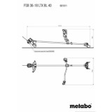 Débroussailleuse Metabo FSB 36-18 LTX BL 40
