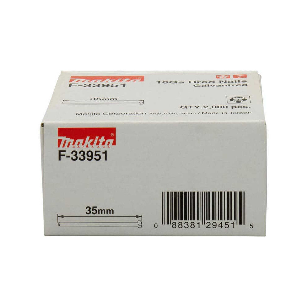 Brads 16 Ga Makita F-33951 35 mm x 2000