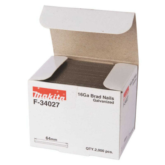 Brads 16 Ga Makita F-34027 64 mm x 2000