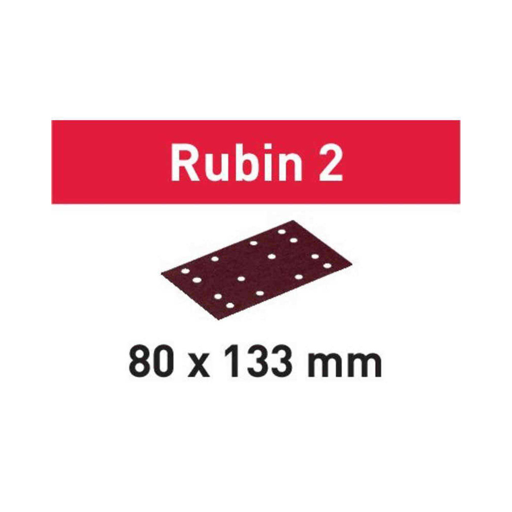 Abrasifs Rubin 2 STF 80x133 P180 Festool 499060