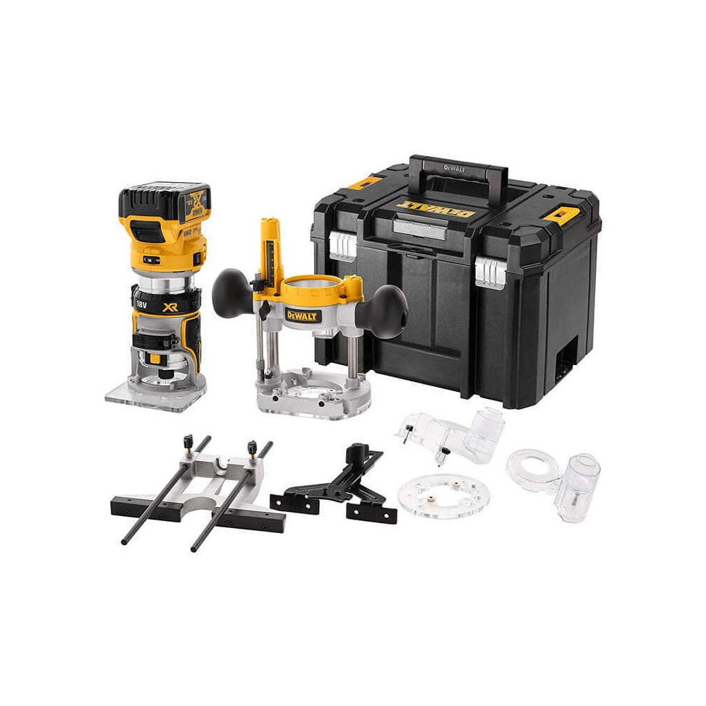 Affleureuse-défonceuse DeWalt DCW604NT 18V XR TSTAK