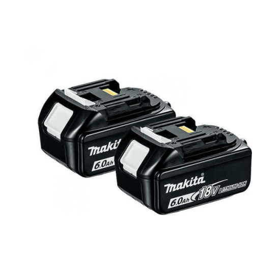 Pack 2 batteries 18V 6,0 Ah Makita 197293-4