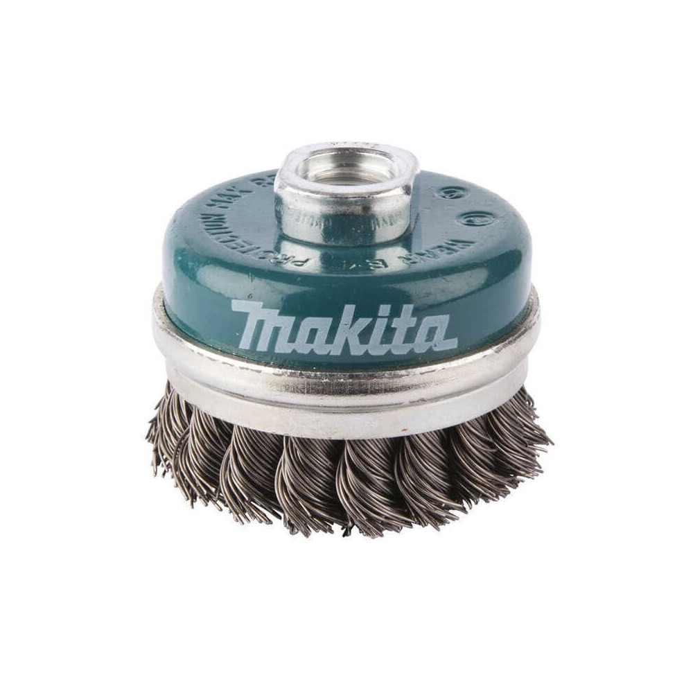 Brosse boisseau Makita D-24153 60 mm M14 torsadée