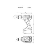 Perceuse visseuse Metabo BS 18 LT 18V 60 Nm