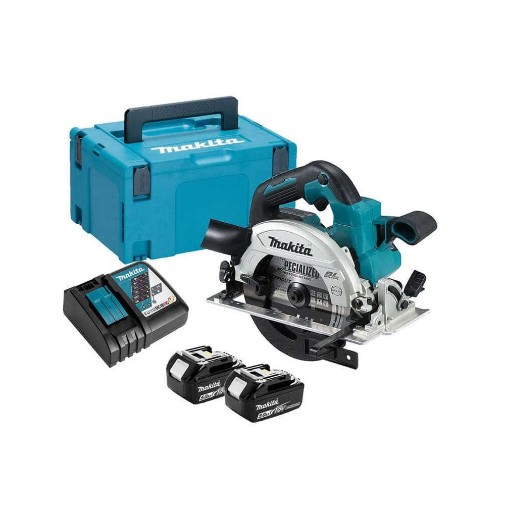 Scie circulaire Makita DHS660RTJ 18V 2 x 5,0 Ah