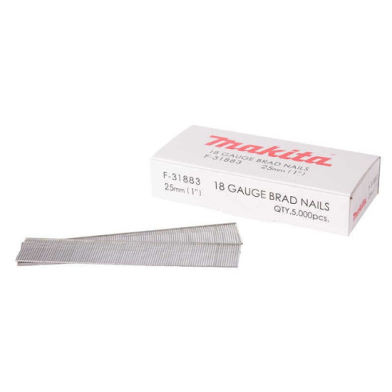 Clous mini brads 18 Ga 25 mm Makita F-31883