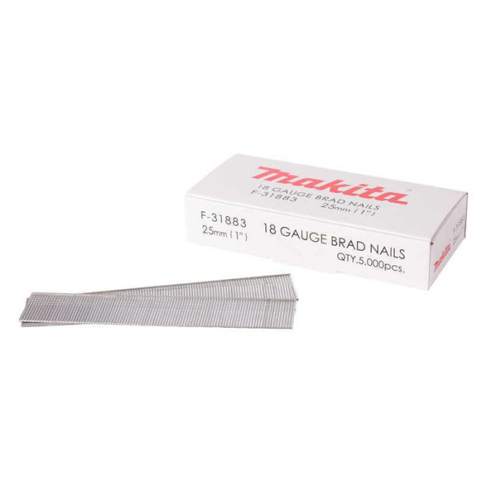 Clous mini brads 18 Ga 25 mm Makita F-31883