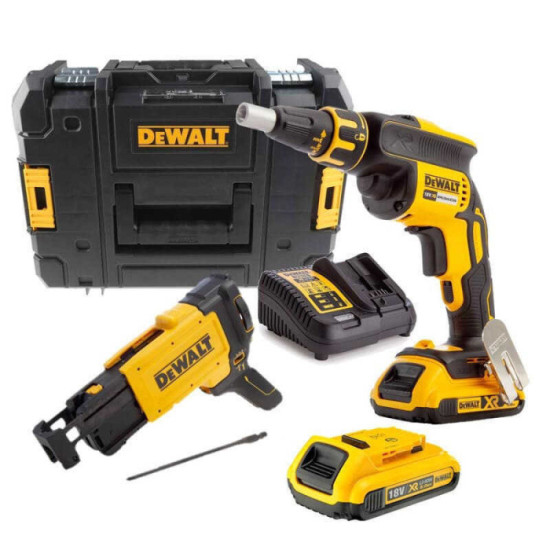Visseuse plaquiste DeWalt DCF620D2K-QW magasin