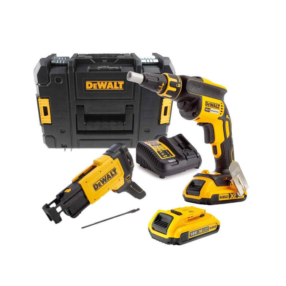 Visseuse plaquiste DeWalt DCF620D2K-QW magasin