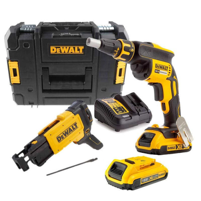 Visseuse plaquiste DeWalt DCF620D2K-QW magasin