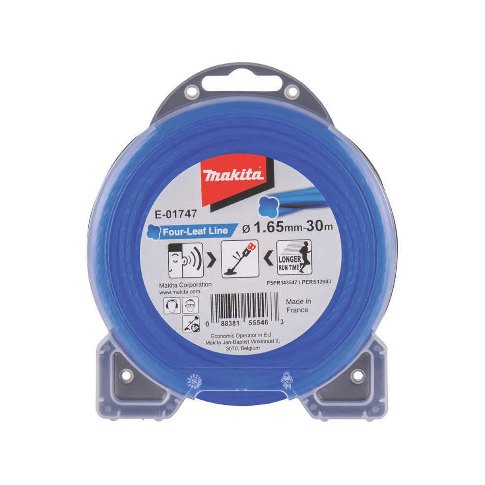 Fil nylon hélicoïdal 1,65 mm 30 m Makita E-01747