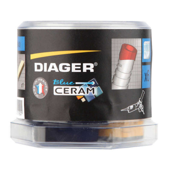 Lot de 4 forets céramique Blue Ceram avec mandrin Diager 426C