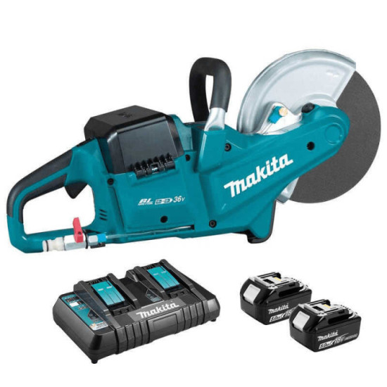 Découpeuse Makita DCE090T2X1 Ø230 mm 2 x 5,0 Ah