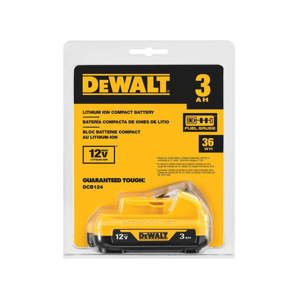 Batterie DeWalt DCB124 XR 12V 3,0 Ah 36 Wh
