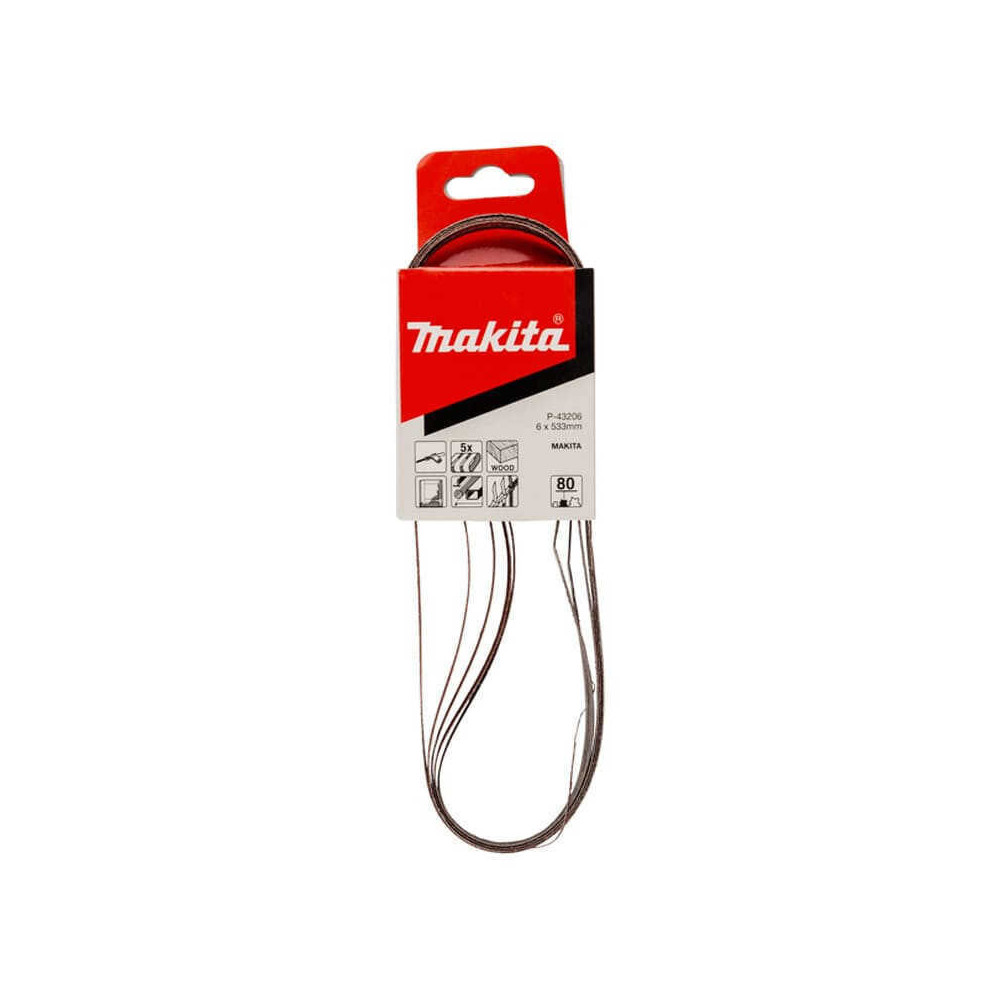Bande abrasive 6x533 Makita P-43206 grain 80