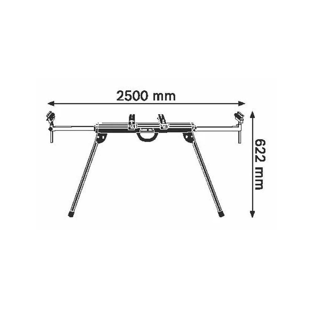 Table GTA 2500 Compact Bosch 0601B12400