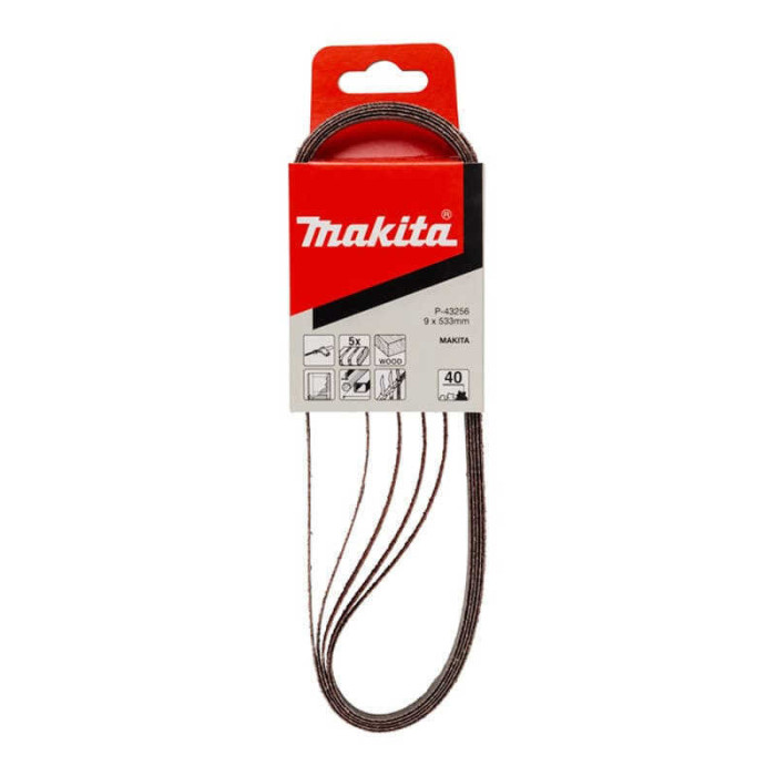 Bande abrasive 9x533 Makita P-43256 grain 40