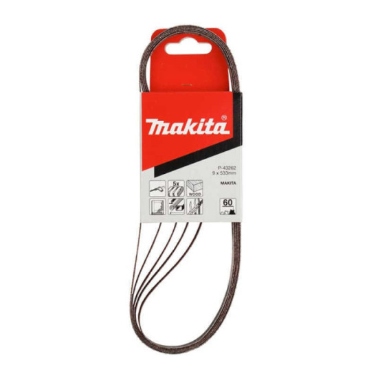 Bande abrasive 9x533 Makita P-43262 grain 60