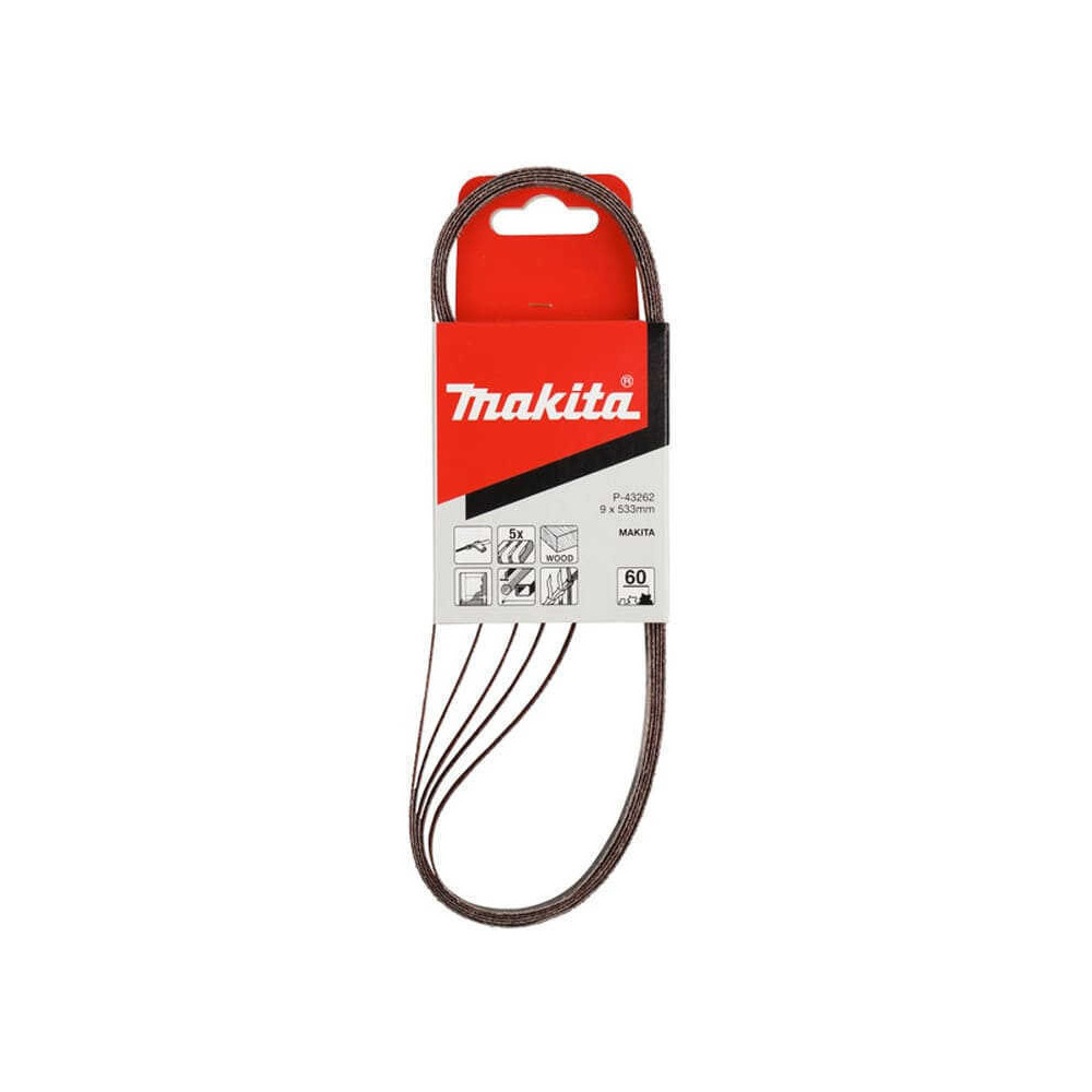 Bande abrasive 9x533 Makita P-43262 grain 60