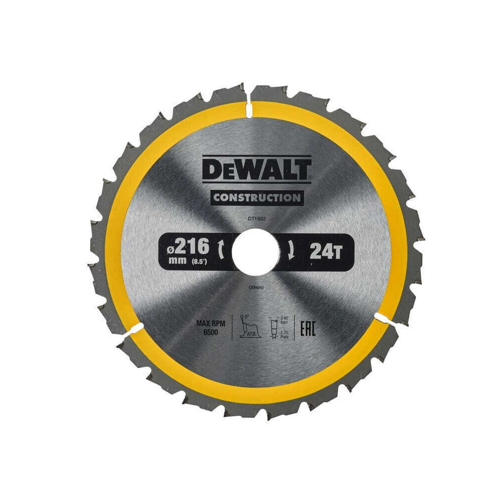 Lame scie circulaire DeWalt DT1952-QZ 24 dents
