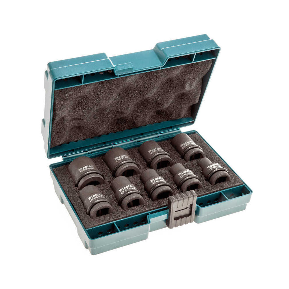 Coffret 9 douilles à chocs 1/2 Makita B-66232