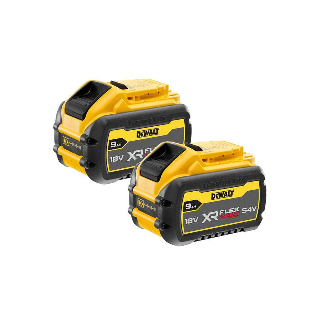 Lot de 2 batteries DeWalt DCB547X2 FlexVolt 9,0 Ah