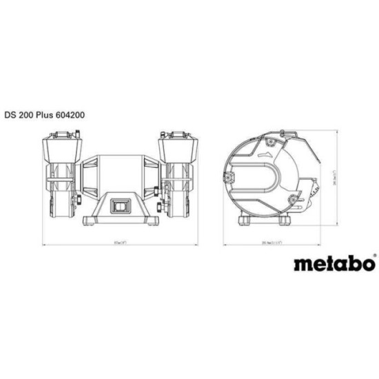 Touret à meuler Metabo DS 200 Plus 604200000