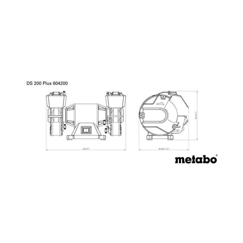 Touret à meuler Metabo DS 200 Plus 604200000