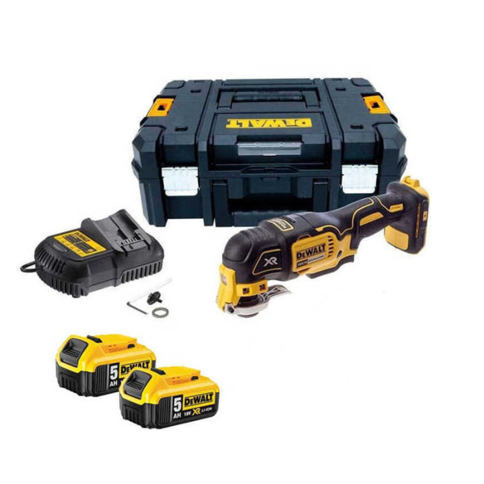 Multifonction DeWalt DCS355P2 18V 2 x 5,0 Ah