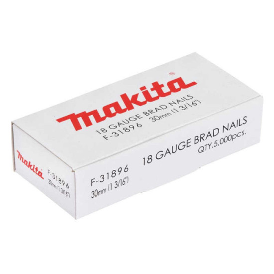 Mini brads 18 Ga Makita F-31896 30 mm x 5000