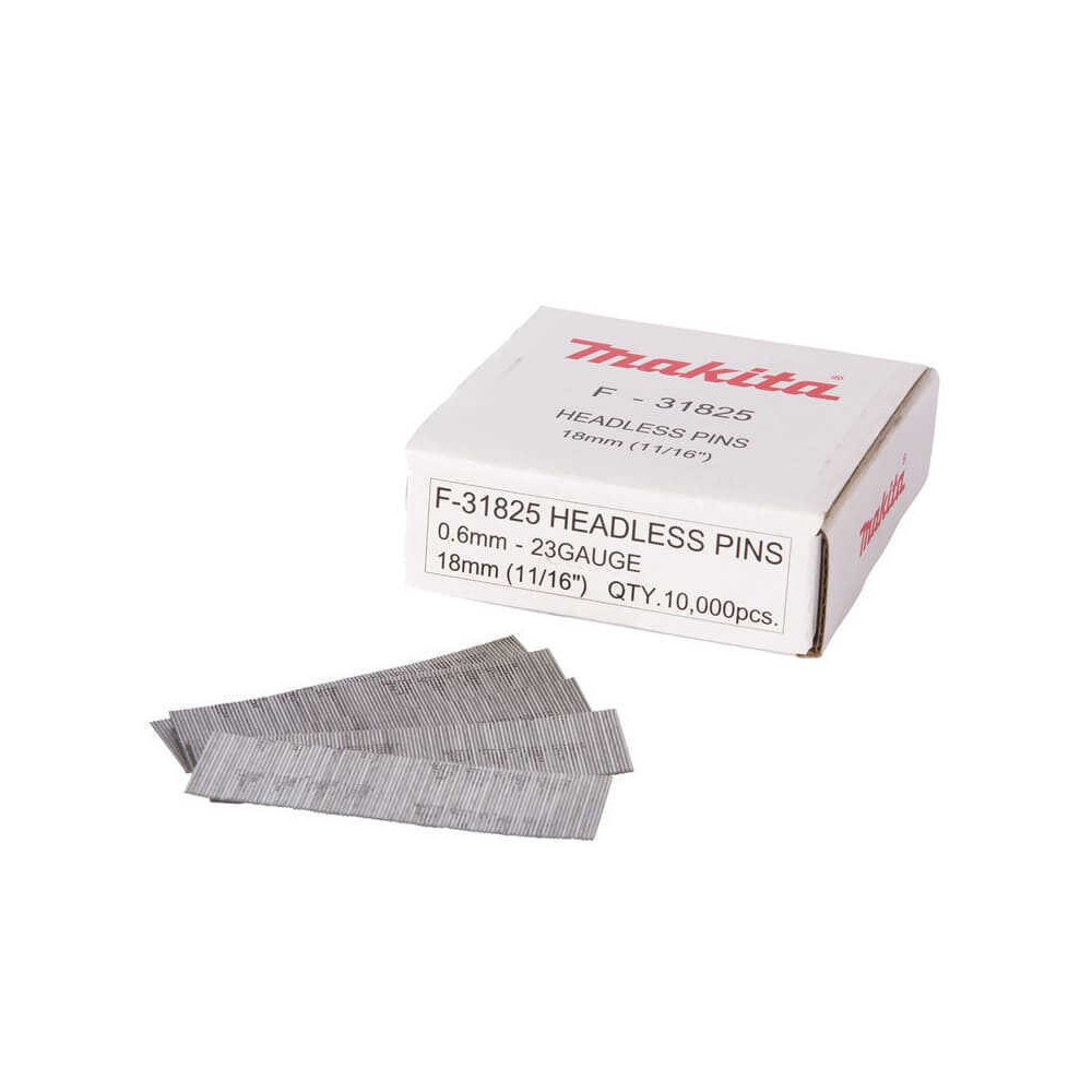 Finettes 23 Ga Makita F-31825 18 mm x 10000