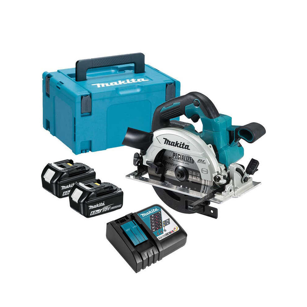 Scie circulaire Makita DHS660RGJ 18V LXT 2 x 6,0 Ah