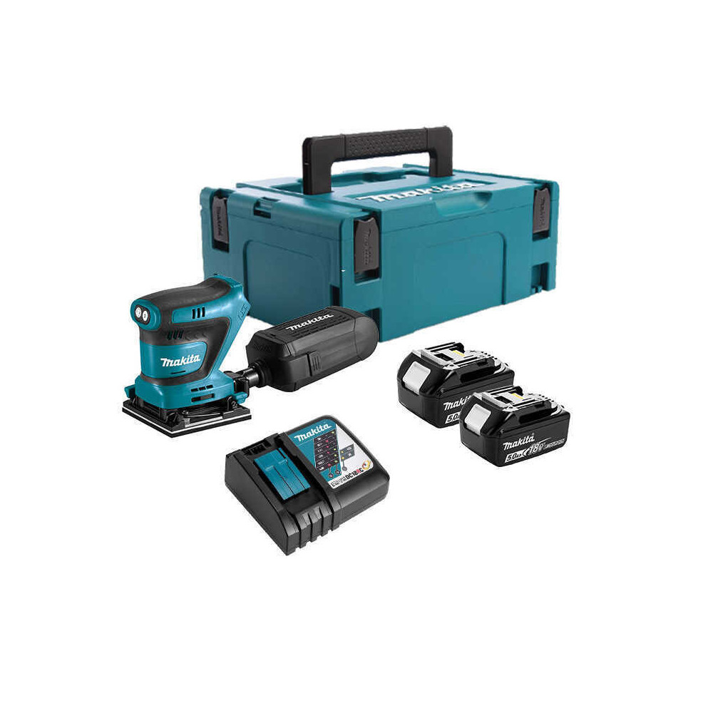 Ponceuse vibrante sans fil Makita DBO480RTJ