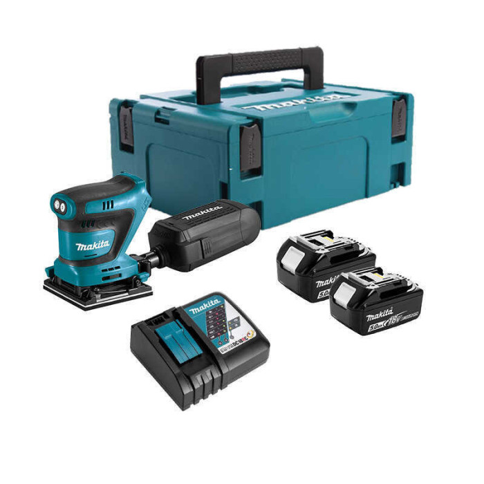 Ponceuse vibrante sans fil Makita DBO480RTJ