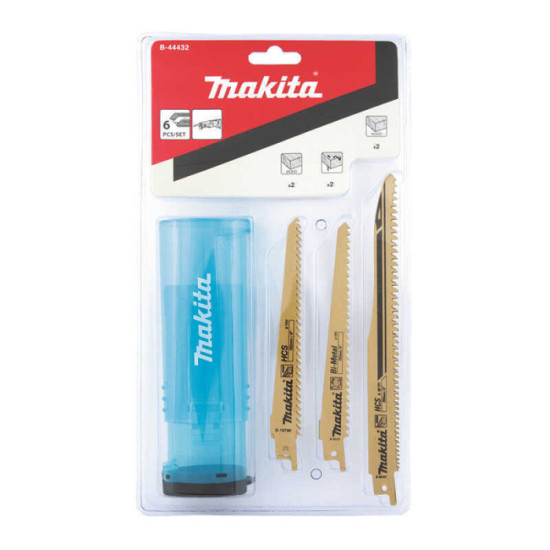 Pack 6 lames bois Makita B-44432