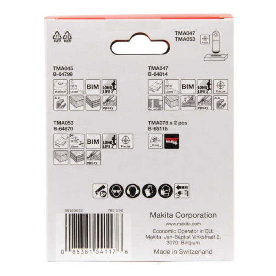 Ensemble STARLOCK bois Makita B-67511 5 pièces
