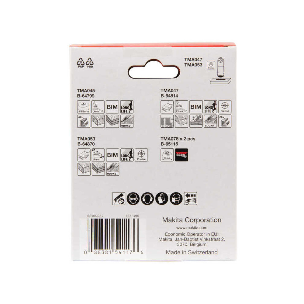 Ensemble STARLOCK bois Makita B-67511 5 pièces