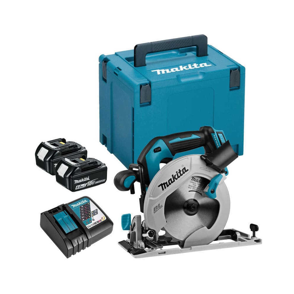 Scie circulaire Makita DHS680RGJ 18V 2 x 6,0 Ah